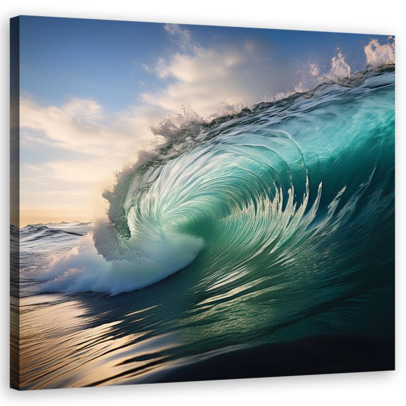Obraz do salonu sypialni Feeby Fala Morska Natura 40x40 cm 1szt