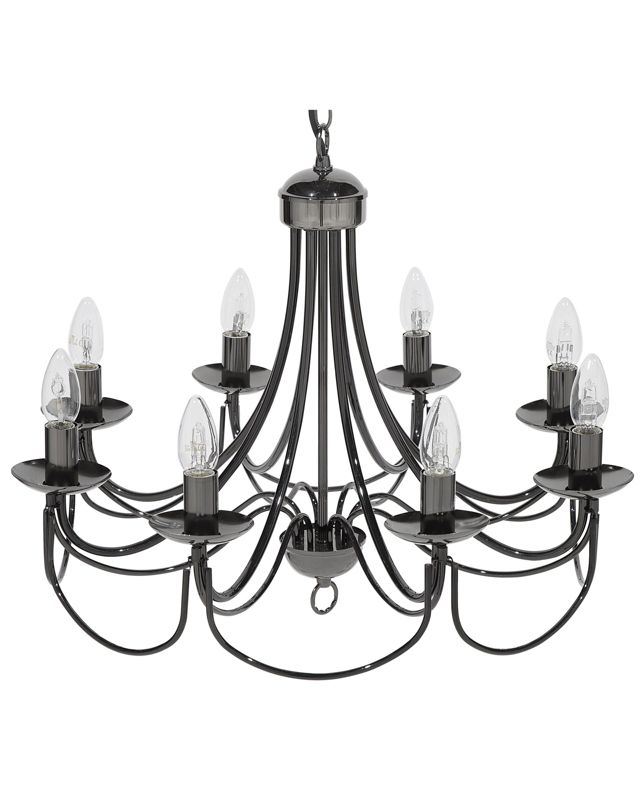 Lampa wisząca Teesta Metal Czarny 1 szt.