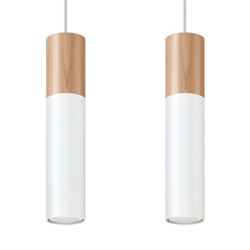 Lampa wisząca Sollux Lighting PABLO 2 biała 1 szt.