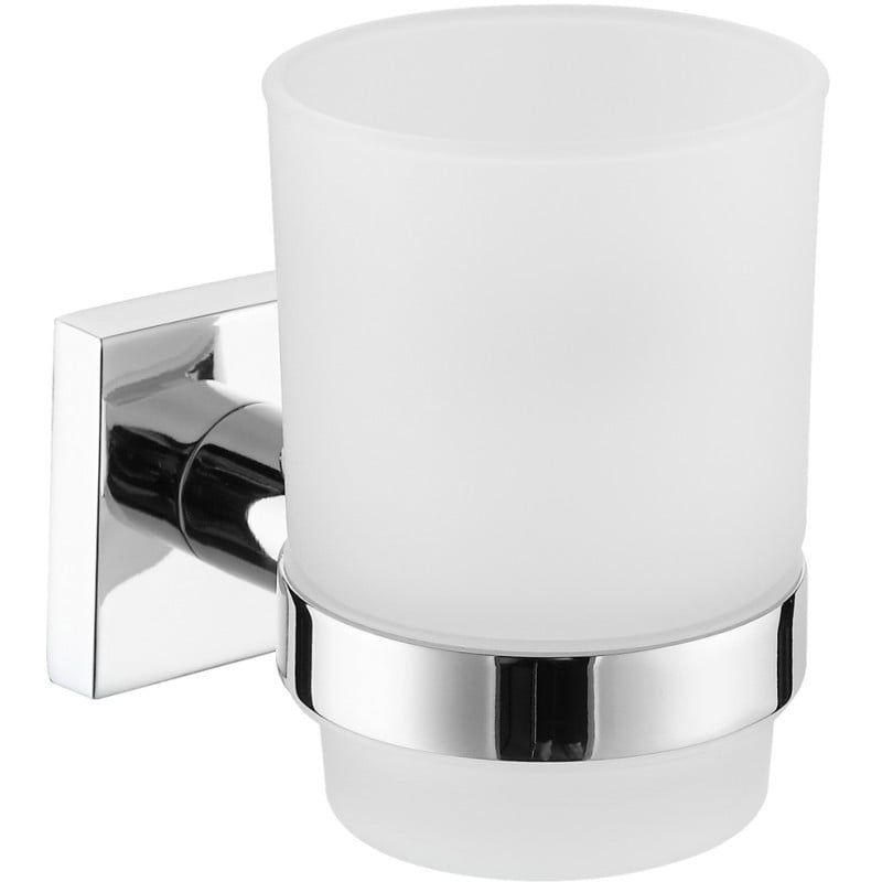 Kubek na szczoteczki ścienny Mexen Rufo chrom 7x11 cm 1 szt.