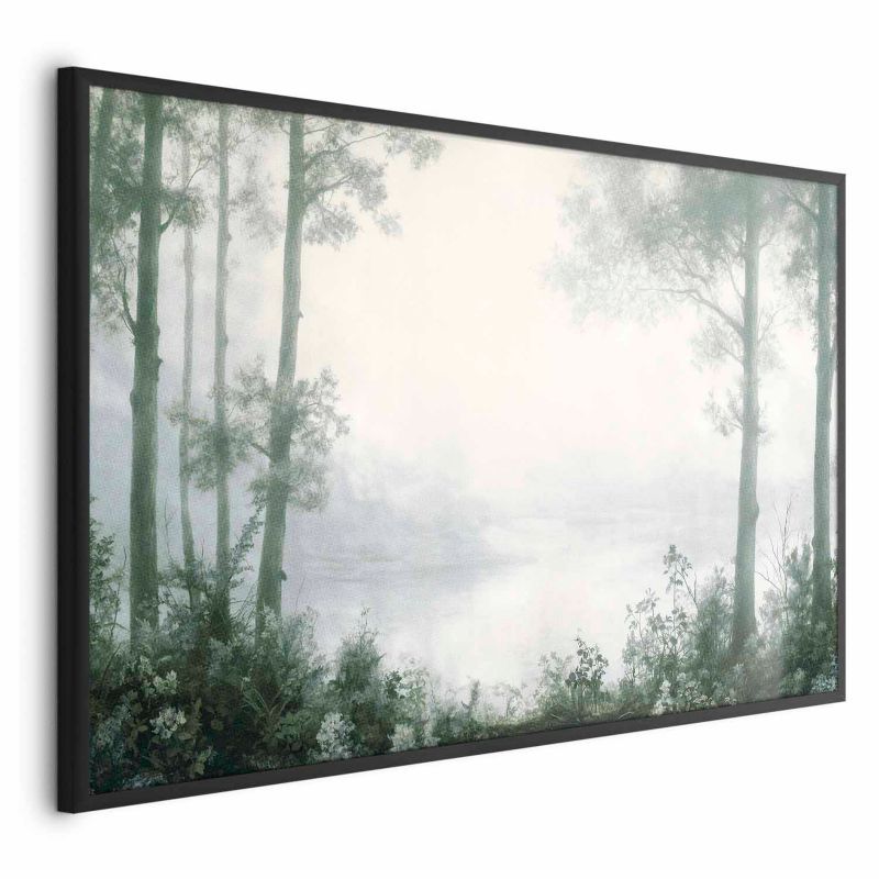Plakat Artgeist Lasek i staw 90x60 cm z ramą czarną 1 szt