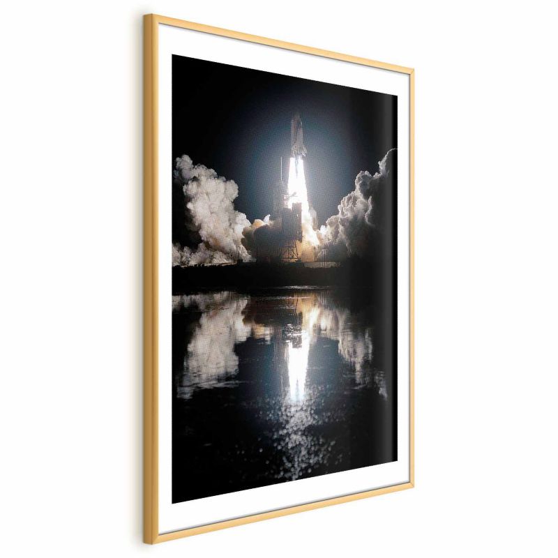Plakat Artgeist Udany start 40x60 cm z ramą złotą 1 szt