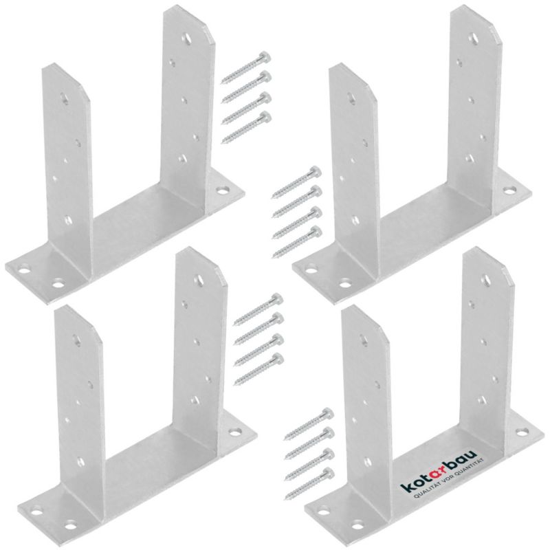 Podstawa słupa KOTARBAU tt przykręcana 120 mm 4 szt.