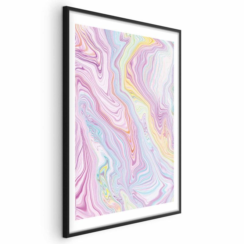Plakat Artgeist Kolorowy Sen 40x60 cm z ramą czarną 1 szt