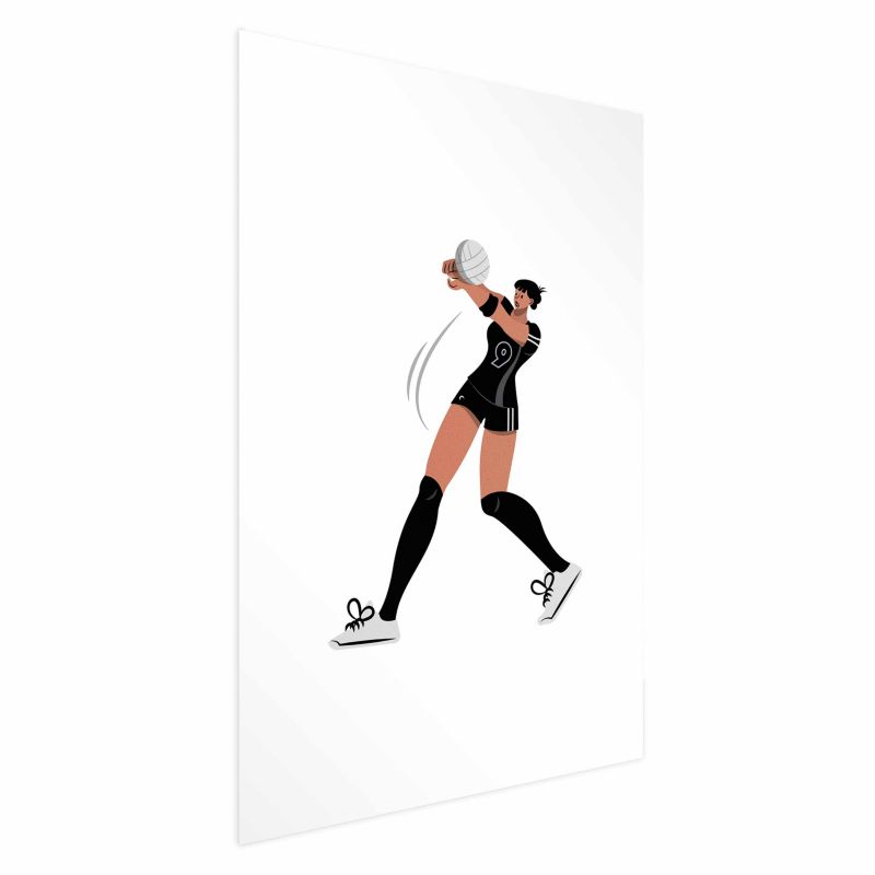 Plakat Artgeist Siatkarka 60x90 cm bez ramy 1 szt