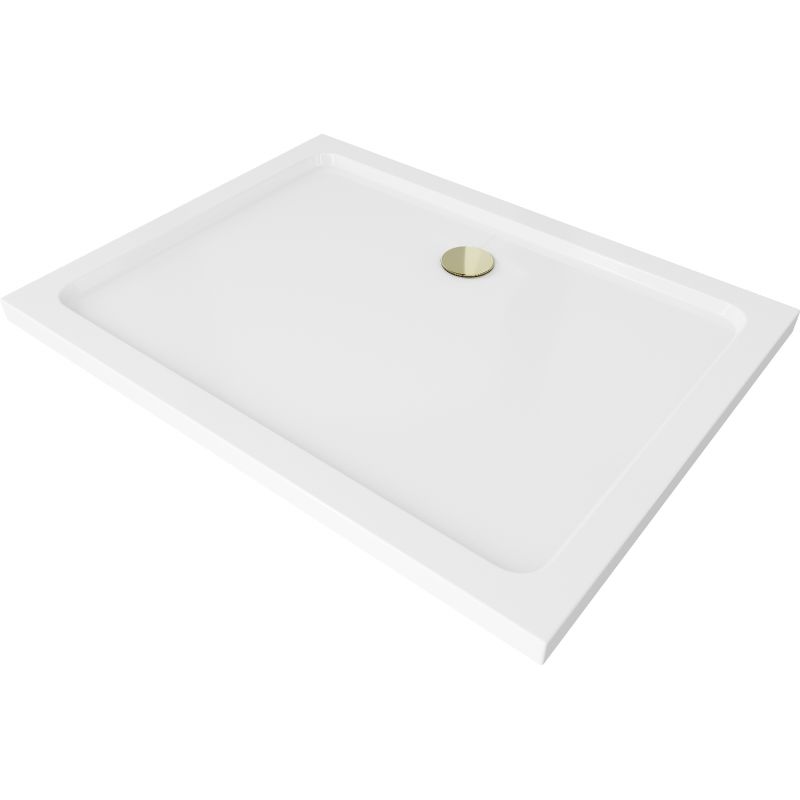 Brodzik prostokątny Mexen Flat biały 90x70 cm 1 szt.