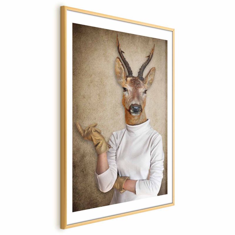 Plakat Artgeist Pani domu 21x30 cm z ramą złotą 1 szt