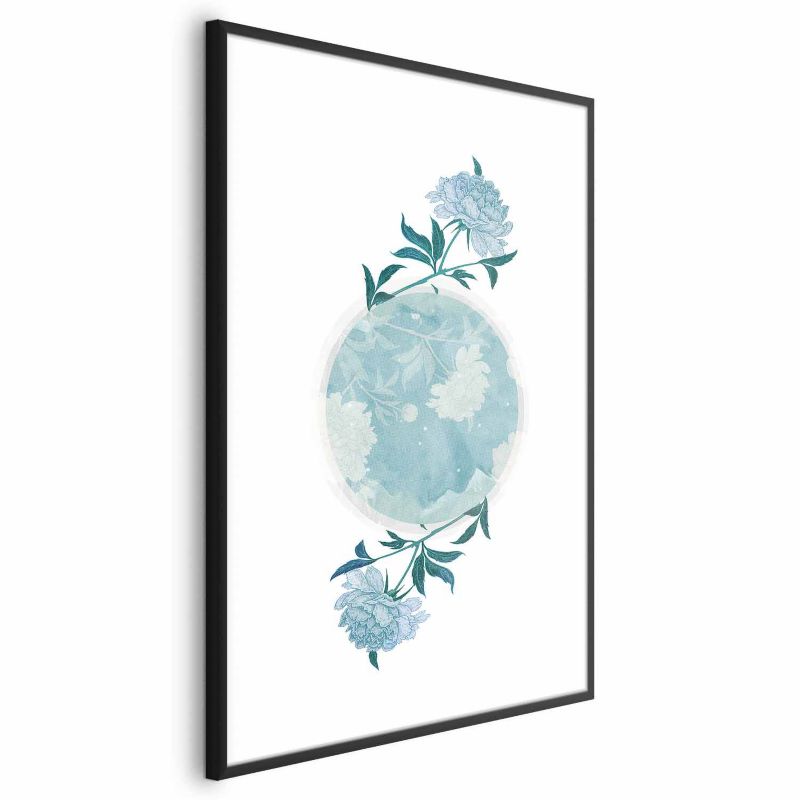 Plakat Artgeist Kwiecista planeta 29,7x42 cm z ramą czarną 1 szt