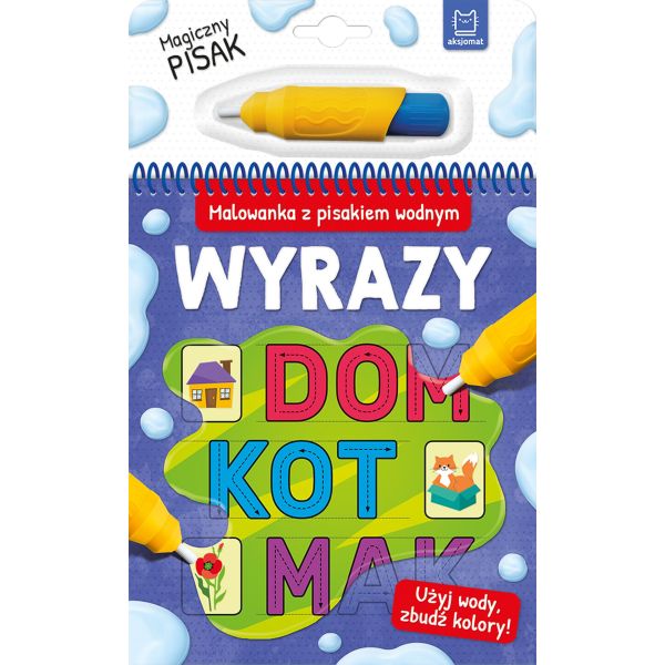 MALOWANKA Z PISAKIEM WODNYM WYRAZY