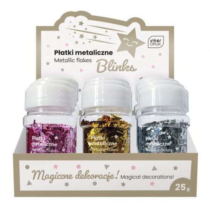 Płatki metaliczne do dekor 25g BLINKS 9s