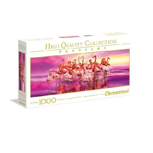 PUZZLE 1000 PANORAMA FLAMINGI