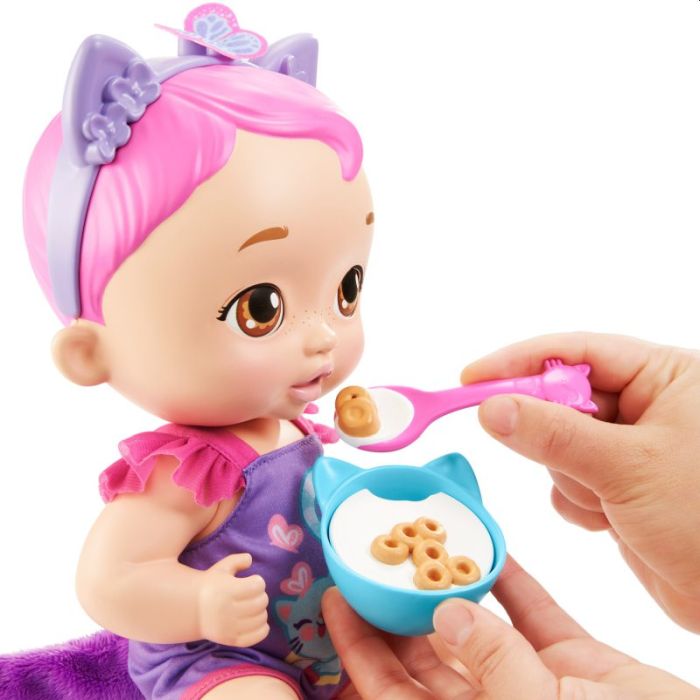 My Garden Baby Bobasek Lalka podstawowa -Różowo-fioletowa HHP28