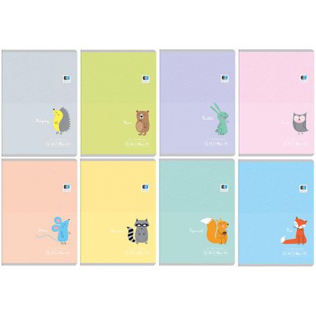 Zeszyt A5 16 Kratka B&B Kids Pastel Interdruk