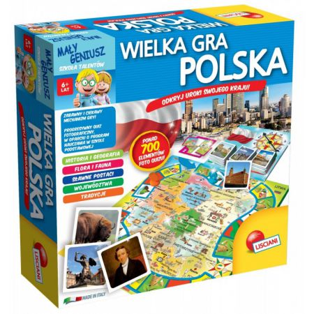 Gra Quiz o Polsce, Mały Geniusz, Lisciani