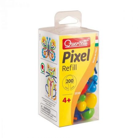 Quercetti Pixel kółka uzupełnienie Fantacolor 200 elementów