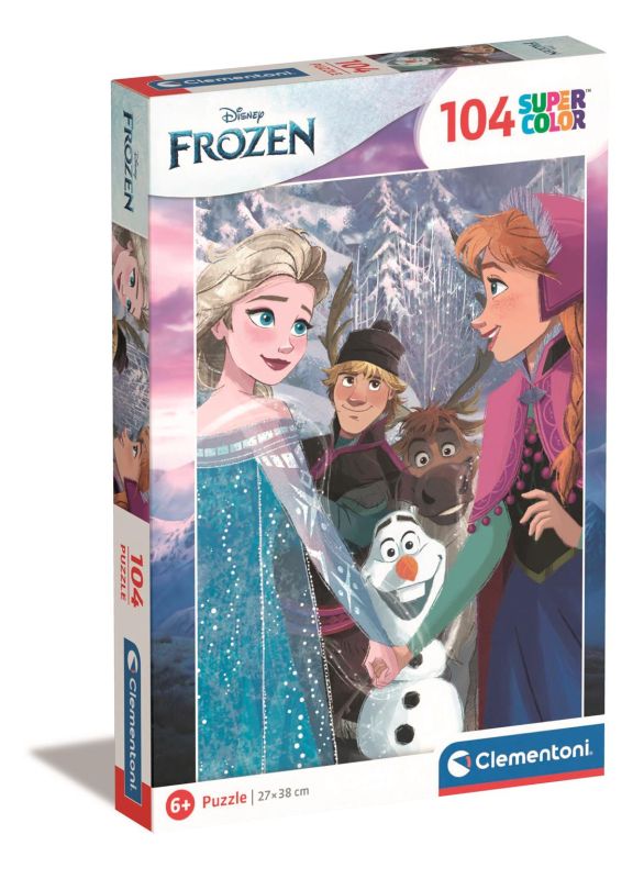 PUZZLE 104 EL SUPER KOLOR DISNEY FROZEN