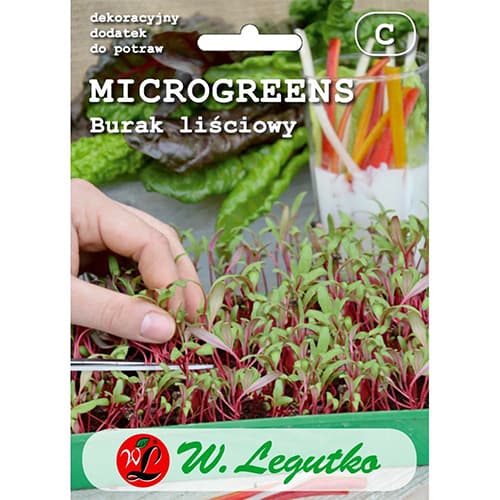 1 szt, Mikrogreen Burak lisciowy - Nasiona: Ilość w opakowaniu: 10 g