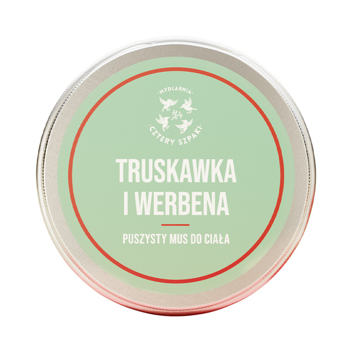 4 Szpaki Mus do ciała truskawka i werbena