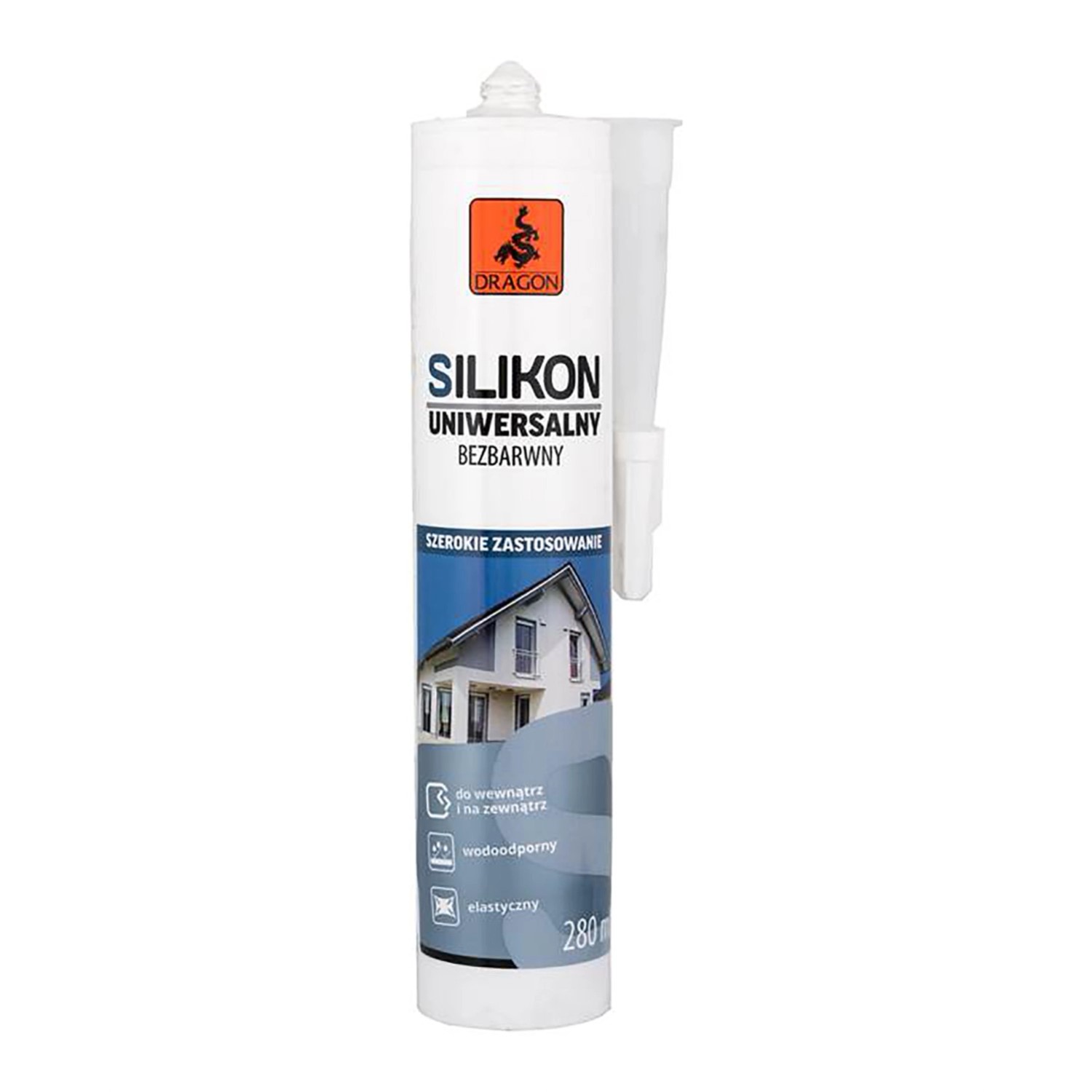 Dragon Silikon uniwersalny bezbarwny 280 ml