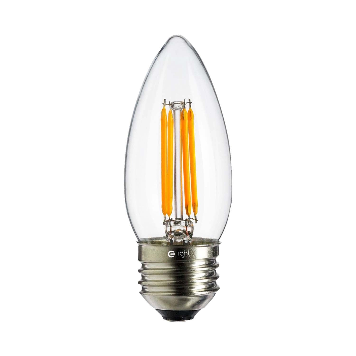 Eko-Light Żarówka filamentowa E27 C37 4W 470lm 4000K