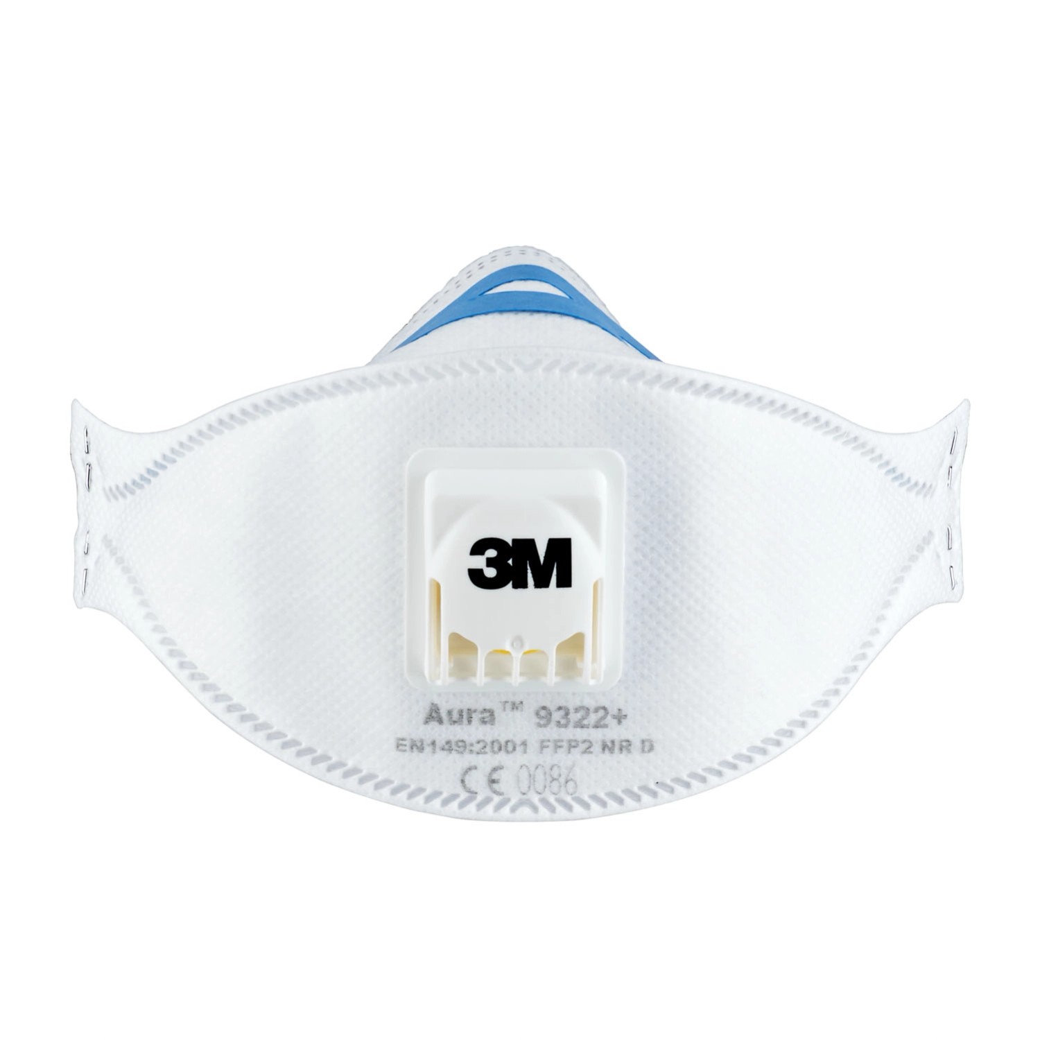 3M Aura półmaska do cząstek stałych Cool Flow 9322+, FFP2, z zaworem - 2 szt.
