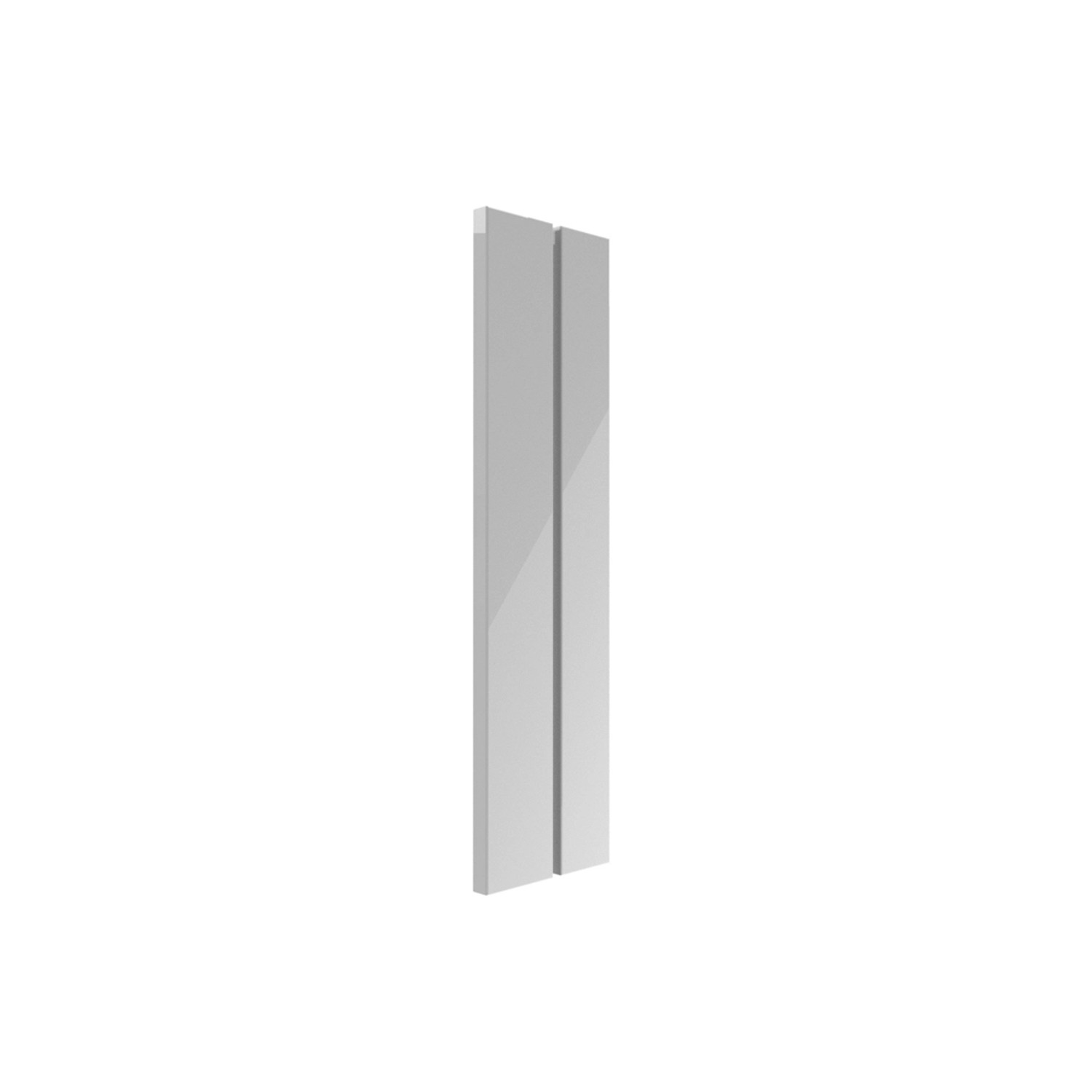 Zaślepka do szafki narożnej dolnej Verona 19,4 x 70,9 cm grey metal