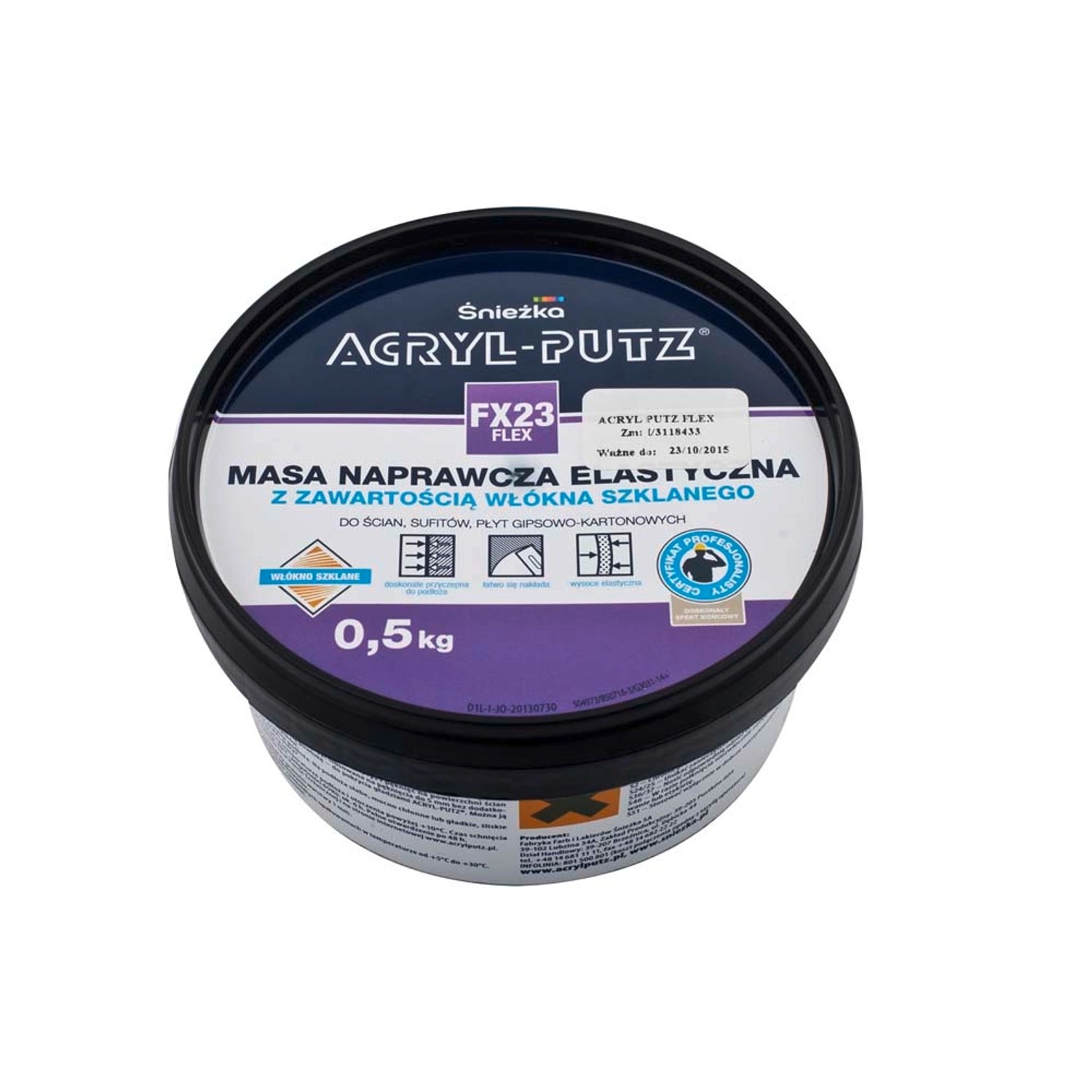 Śnieżka Gotowa masa szpachlowa Acryl-Putz Flex 0,5 kg