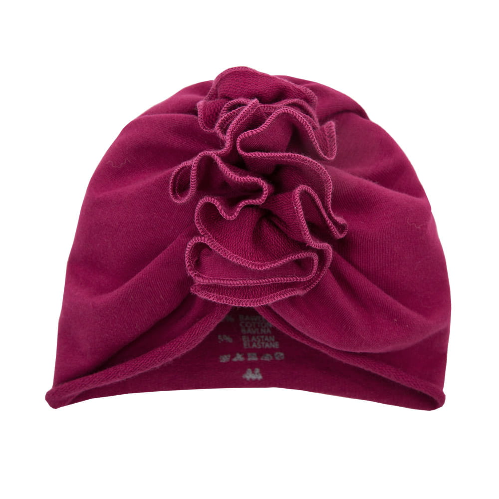 Turban dziecięcy bordowy EV
