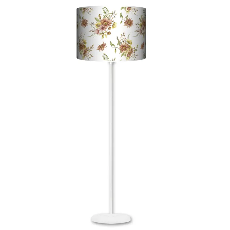 Lampa stojąca MAXI Summer Flowers - kolor podstawy biały FL