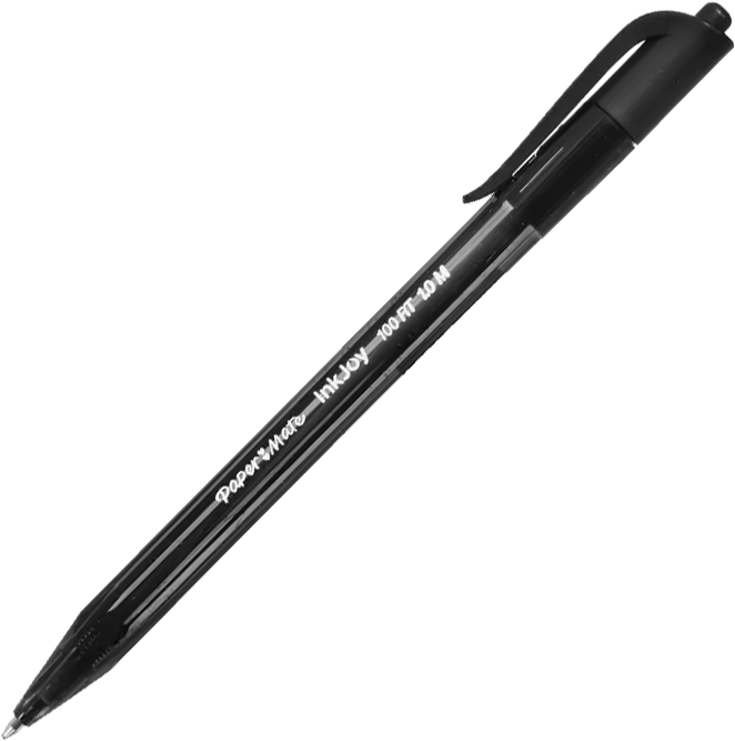 Długopis automatyczny Paper Mate, InkJoy 100RT, M (1mm), czarny