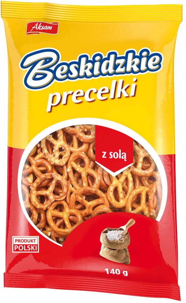 Precelki Beskidzkie Aksam, z solą, 140g