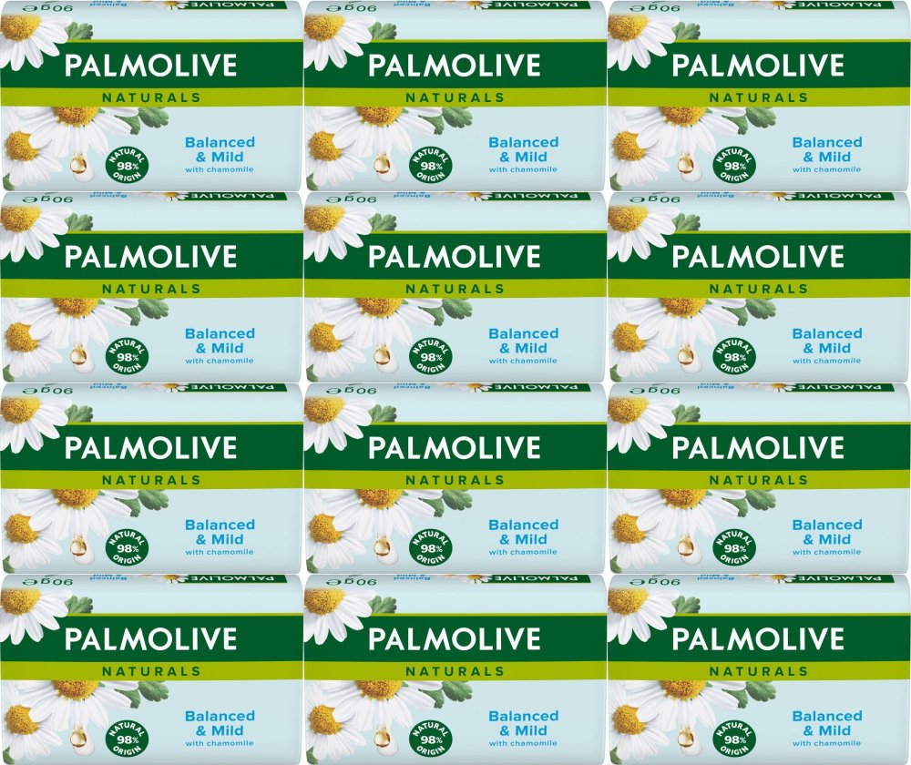 12x Mydło w kostce Palmolive, rumianek, 90g