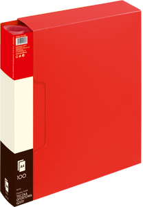 Album ofertowy Grand 9010A, A4, 100 koszulek, czerwony