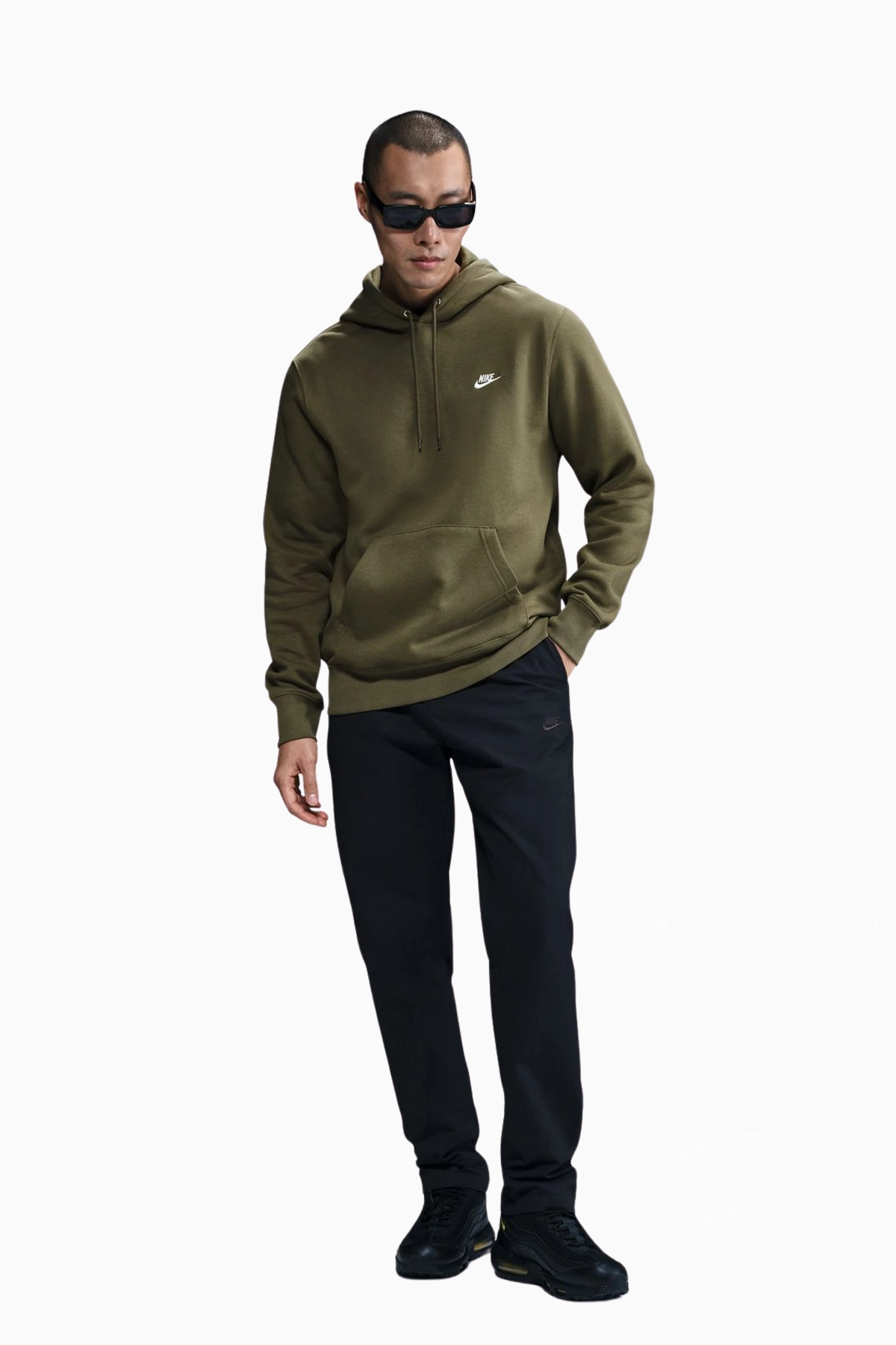 Bluza z kapturem Nike Club - Zielony