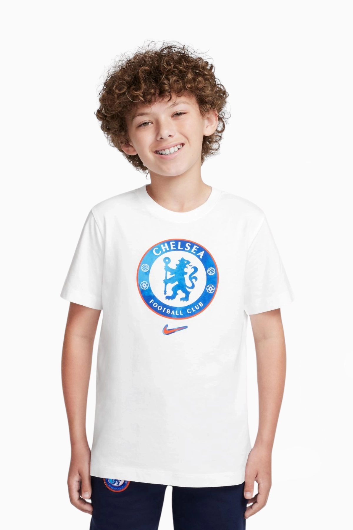 Koszulka Nike Chelsea FC 24/25 Crest Tee Junior - Biały