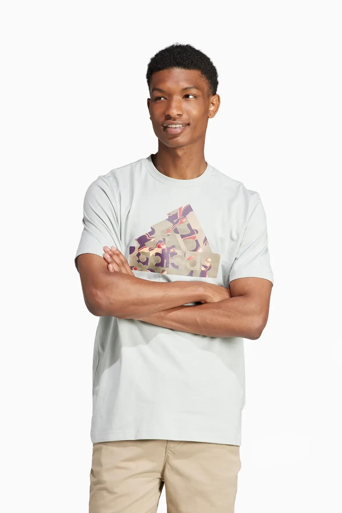 Koszulka adidas Sportswear Future Icons Camo - Szary