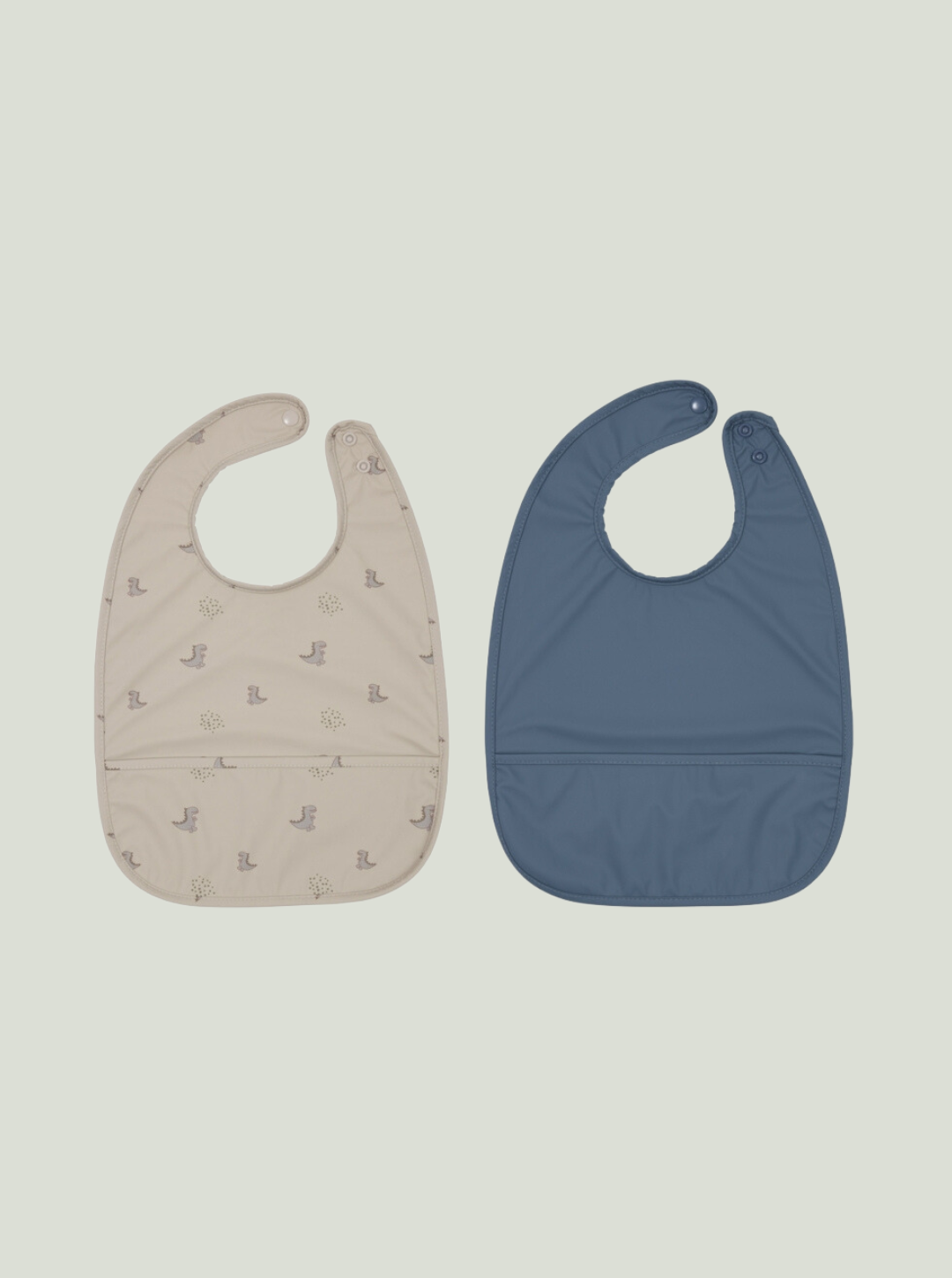Śliniaczek Dino - 2 szt Blue / Clay OYOY