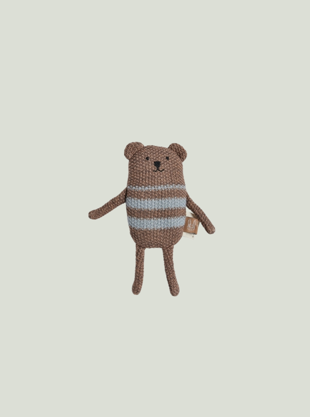 Grzechotka Miś Bella Brown Melange OYOY Mini