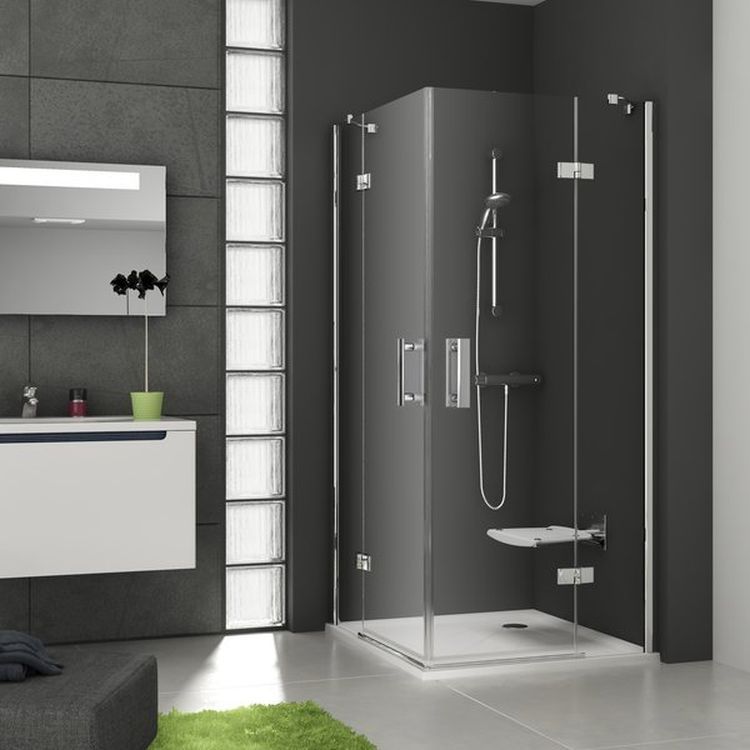Ravak SmartLine SMSRV4-90 kabina prysznicowa 90x90 cm kwadratowa chrom/szkło przezroczyste 1SV77A00Z1