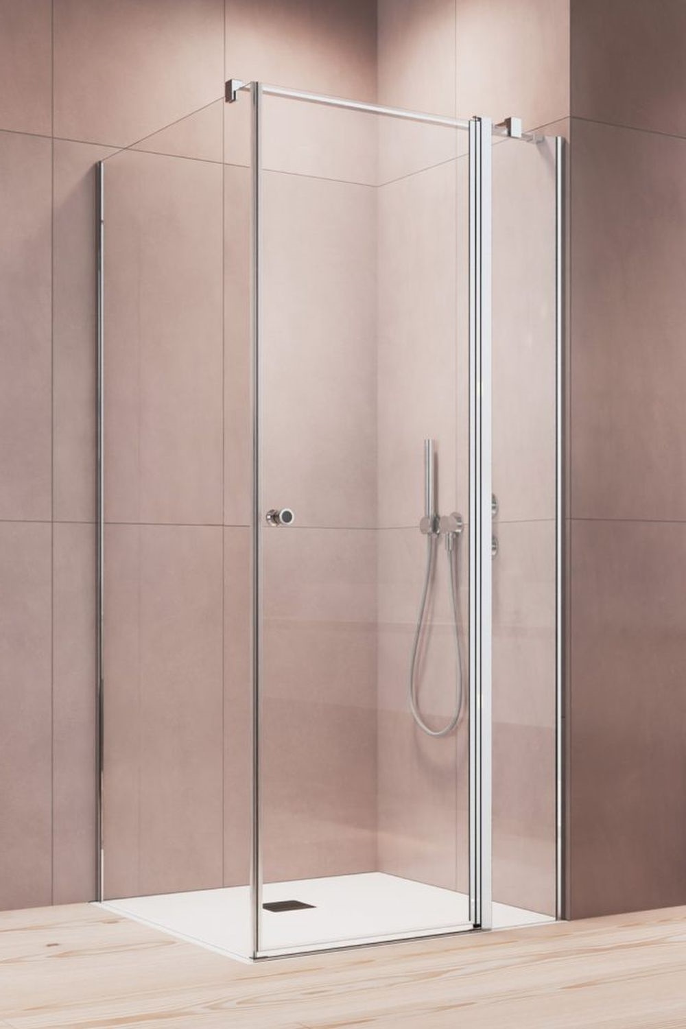 Radaway Eos KDJ II drzwi prysznicowe 120 cm prawe chrom/szkło przezroczyste 13799424-01R