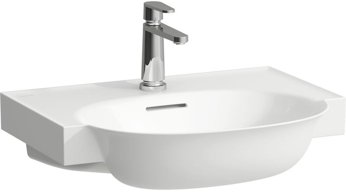Laufen The New Classic umywalka 60x48 cm półokrągła ścienna-meblowa biała H8138530001091
