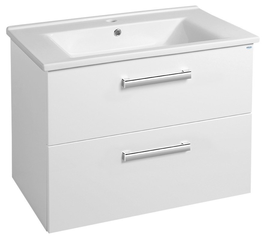 Aqualine Vega szafka 72 cm podumywalkowa wisząca biała VG073