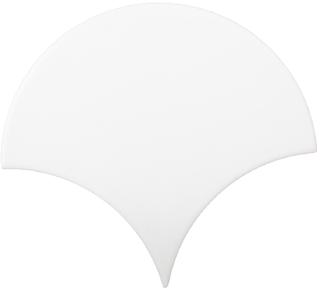 Cil Decor Escama White Glossy dekor ścienny 15,5x17 cm