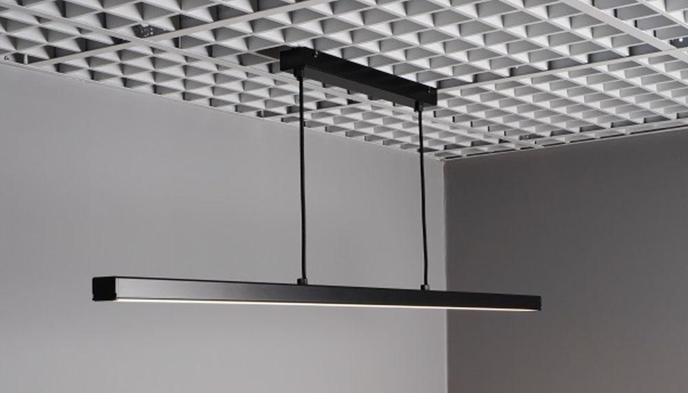zoomLED lampa wisząca 1x80W czarna