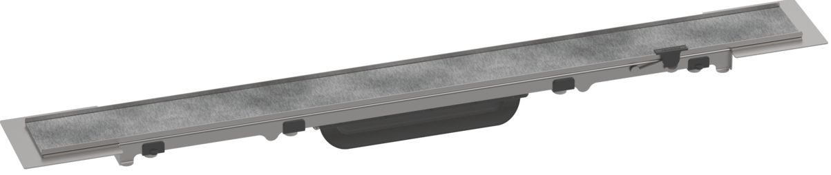 Hansgrohe RainDrain Rock element zewnętrzny odpływu 60 cm liniowy szary 56029000 - Wysyłka w 24h