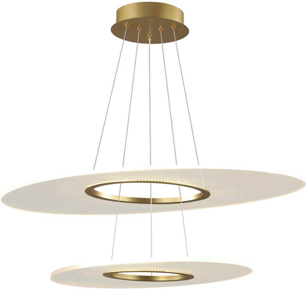 Altavola Design Eclipse lampa wisząca 48W złoty/przezroczysty LA116/P2_97_3k_gold