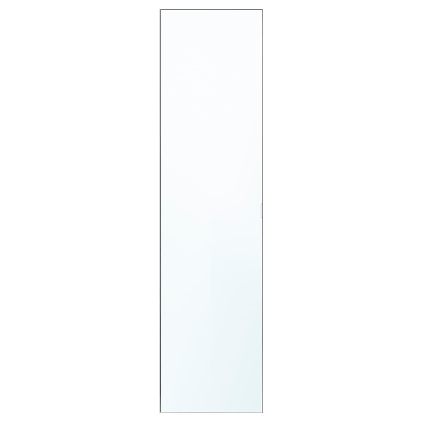 IKEA ÅHEIM drzwi z zawiasami, lustro, 50x195 cm