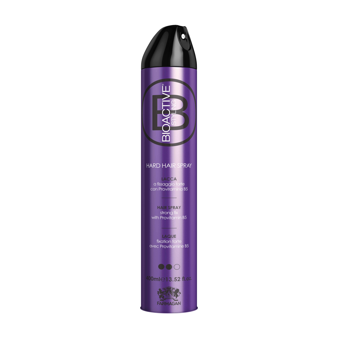 FARMAGAN HARD HAIR SPRAY Mocny lakier utrwalający o zapachu truskawkowym 400ml