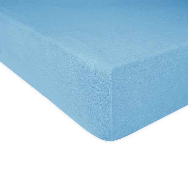Grube Prześcieradło FROTTE 140x200 na gumkę wz. 009 niebieski
