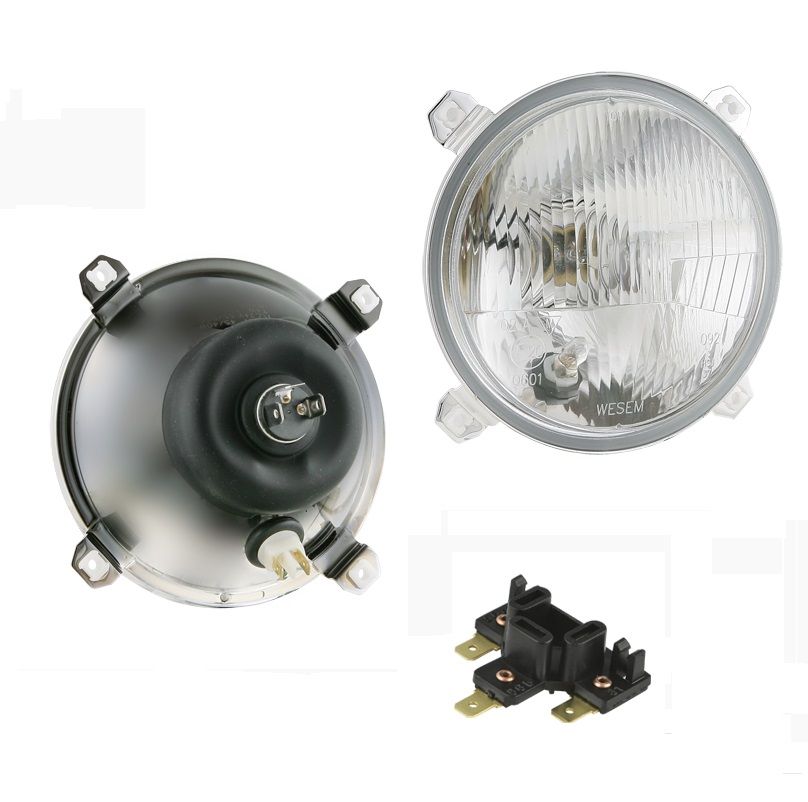 Reflektor przedni typu R2 24V z kostką RE.14566 Wesem